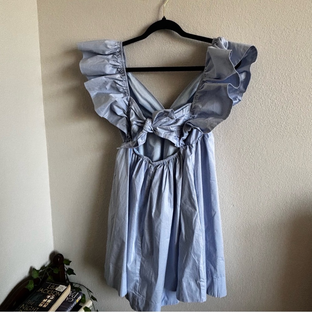 Light Blue Day + Moon Dress - Medium - Picture 4 of 6
